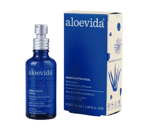 [7503001195445] Aloe Vera Hidratante Facial 98% 50 ml. Pza