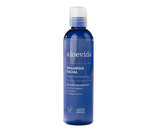 [7503001195582] Aloe Vera Shampoo Facial 70% 120 ml. Pza