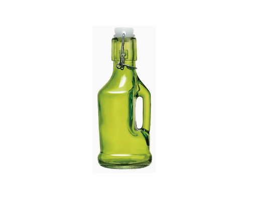 [PSC0014] Botella de Cristal Verde. Pza                